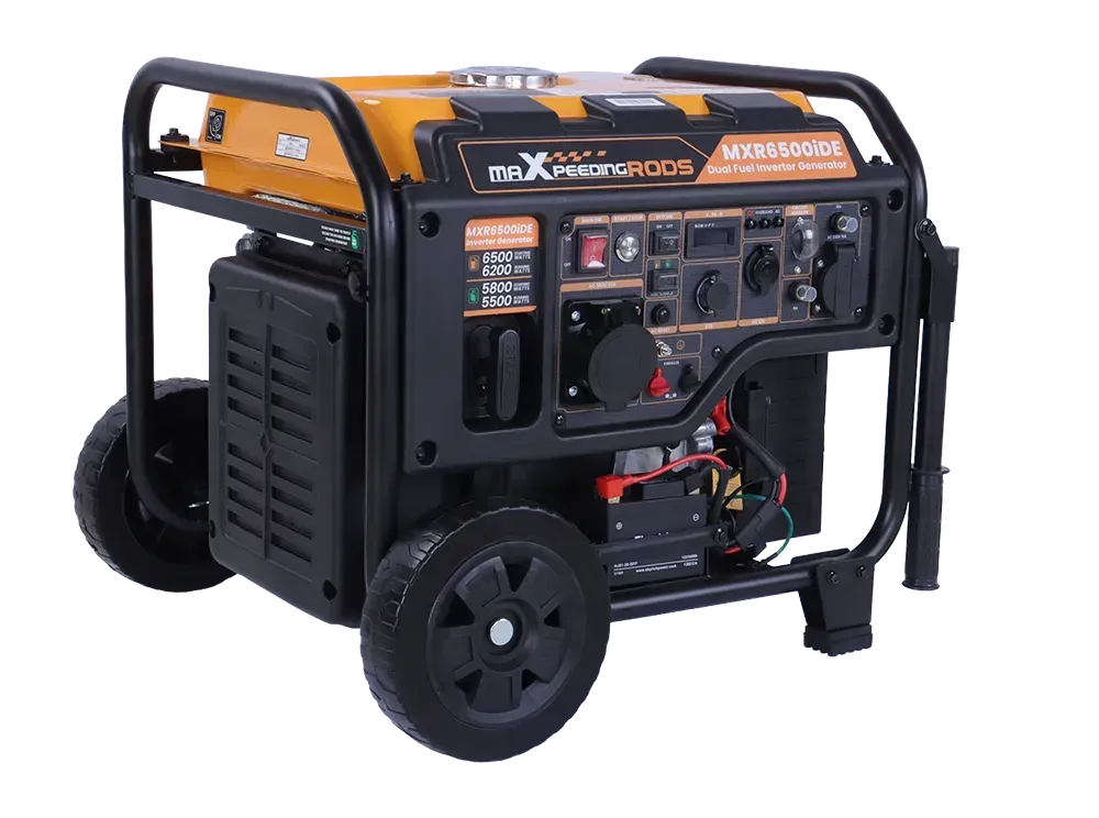 Генератор інверторний MaXpeedingRods MXR6500iDE, 6.2 кВт, бензин, газ (пропан-бутан), електростартер — фото 3