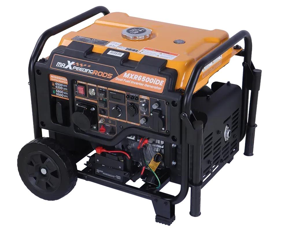 Генератор інверторний MaXpeedingRods MXR6500iDE, 6.2 кВт, бензин, газ (пропан-бутан), електростартер — фото 2