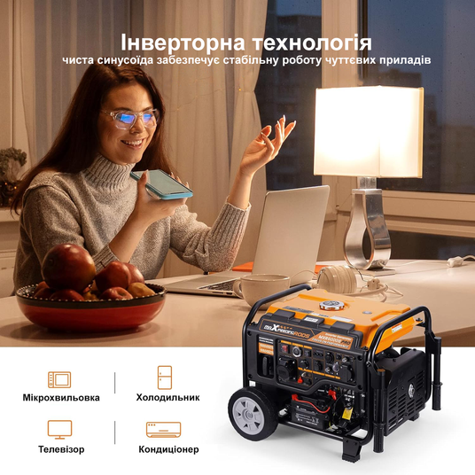 Інверторний генератор MaXpeedingRods MXR6000iePRO. Купити у
