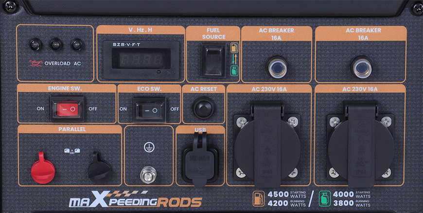Генератор інверторний MaXpeedingRods MXR4500DF mxr4500DF фото