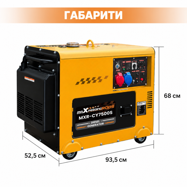 Дизельный генератор MaXpeedingRods MXR-CY7500S MXR-CY7500S фото
