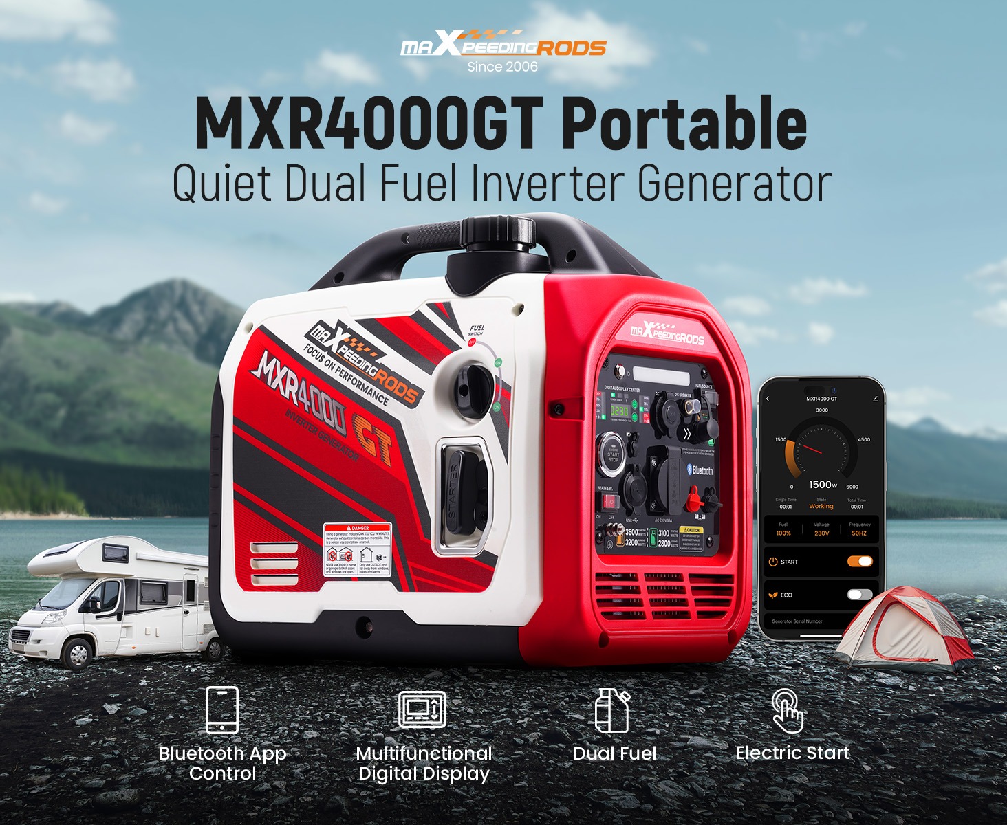 Генератор Генератор інверторний MaXpeedingRods MXR4000GT — фото 7
