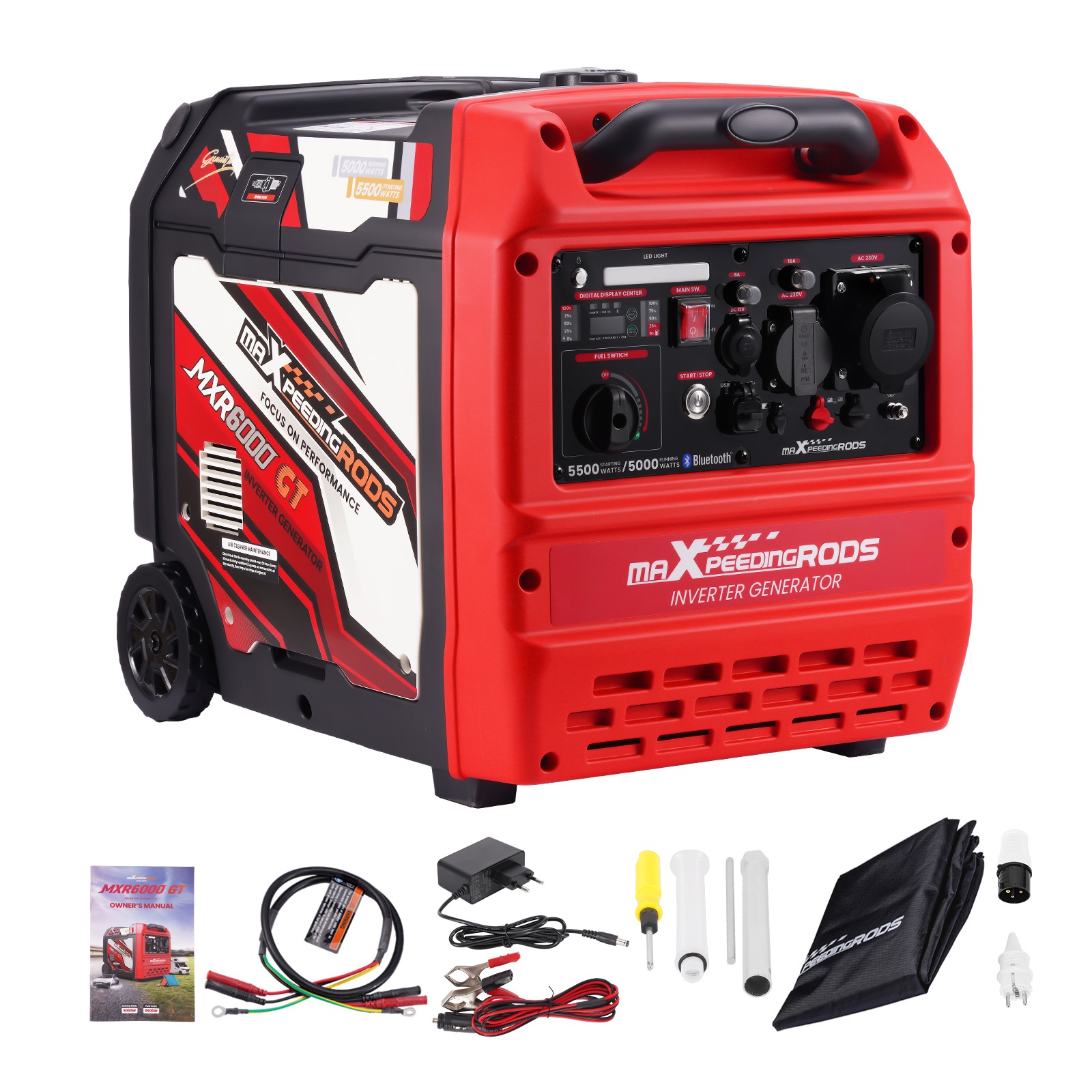 Генератор Генератор інверторний MaXpeedingRods MXR6000GT — фото 6