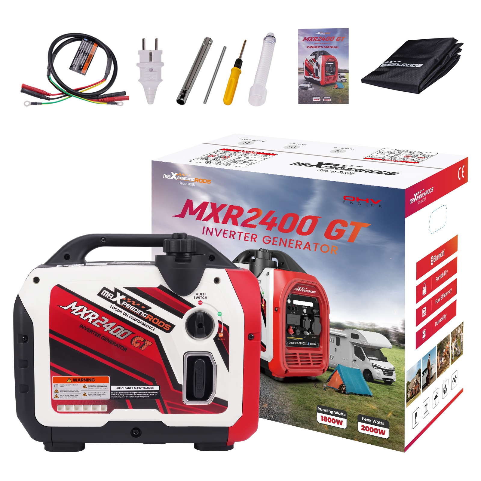 Генератор Генератор інверторний MaXpeedingRods MXR2400GT — фото 4