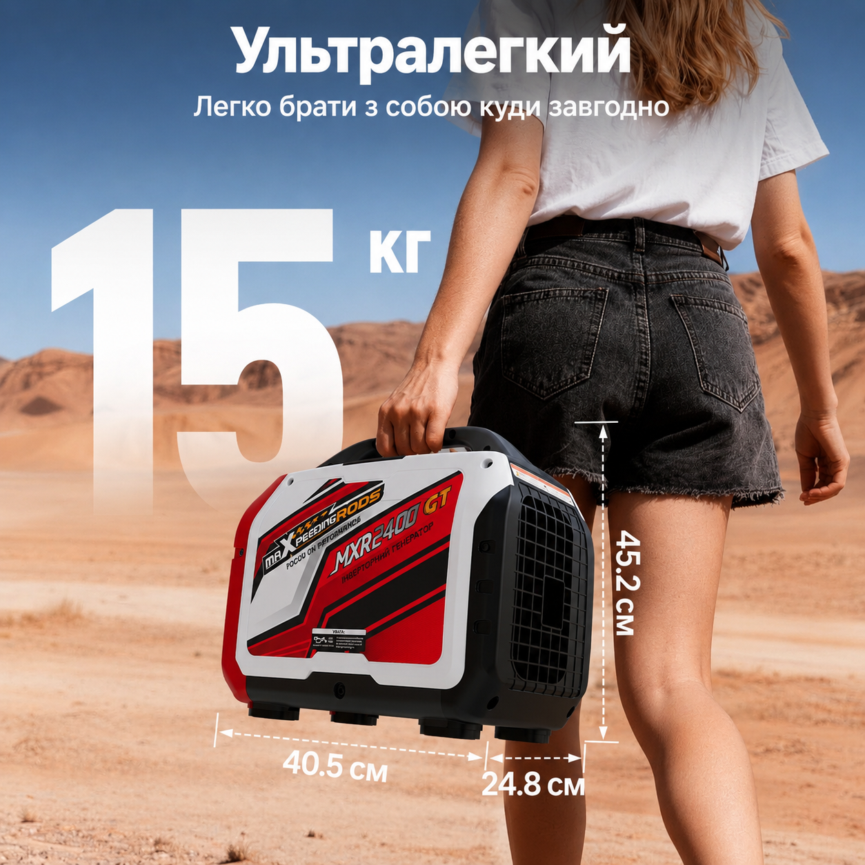 Генератор Генератор інверторний MaXpeedingRods MXR2400GT — фото 9