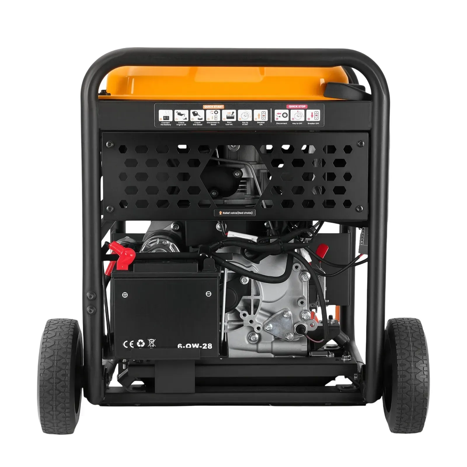Генератор інверторний дизельний MaXpeedingRods MXR-CY5000i, 4.5 кВт, дизель, електростартер — фото 3